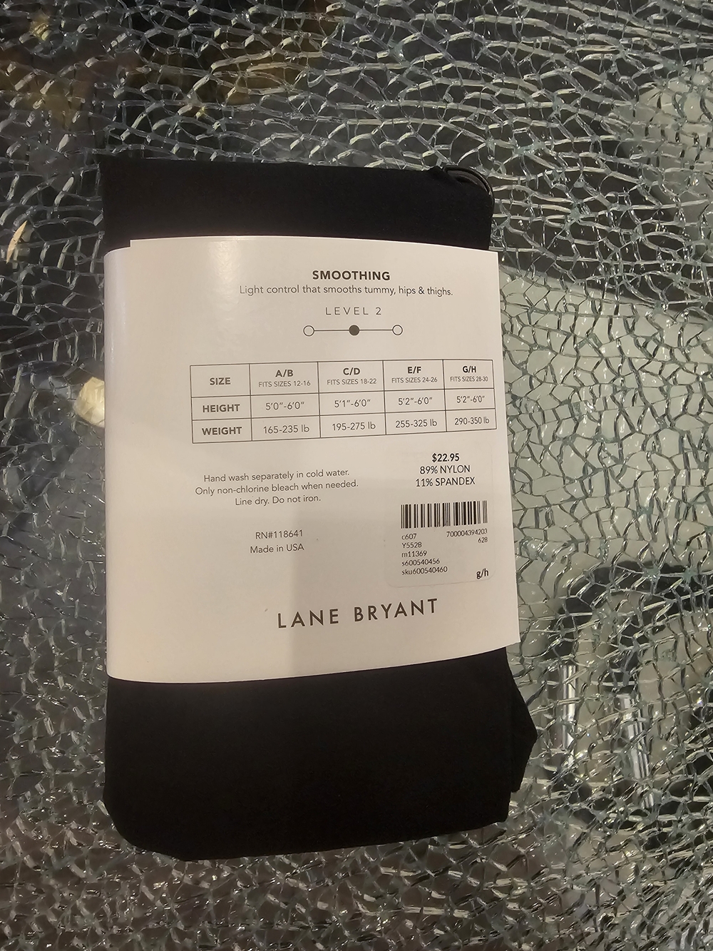 Tights, G/H, Black - Picture 2 of 2